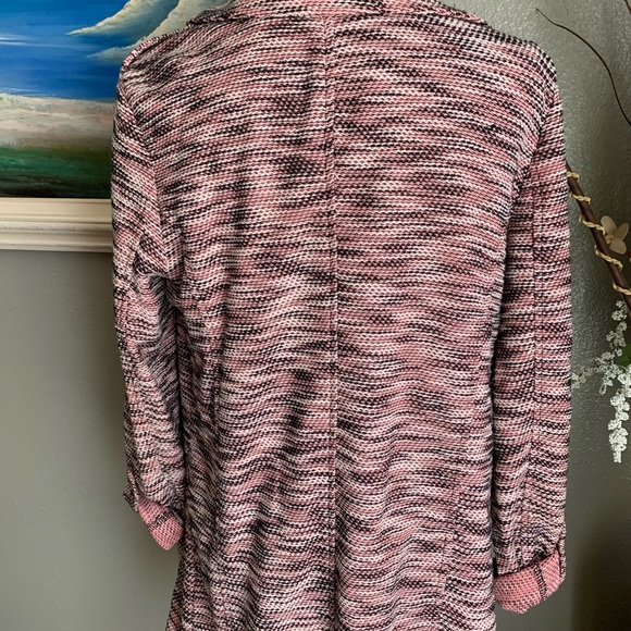 Bagatelle Collection Tweed Draped Jacket Size M - Picture 6 of 15